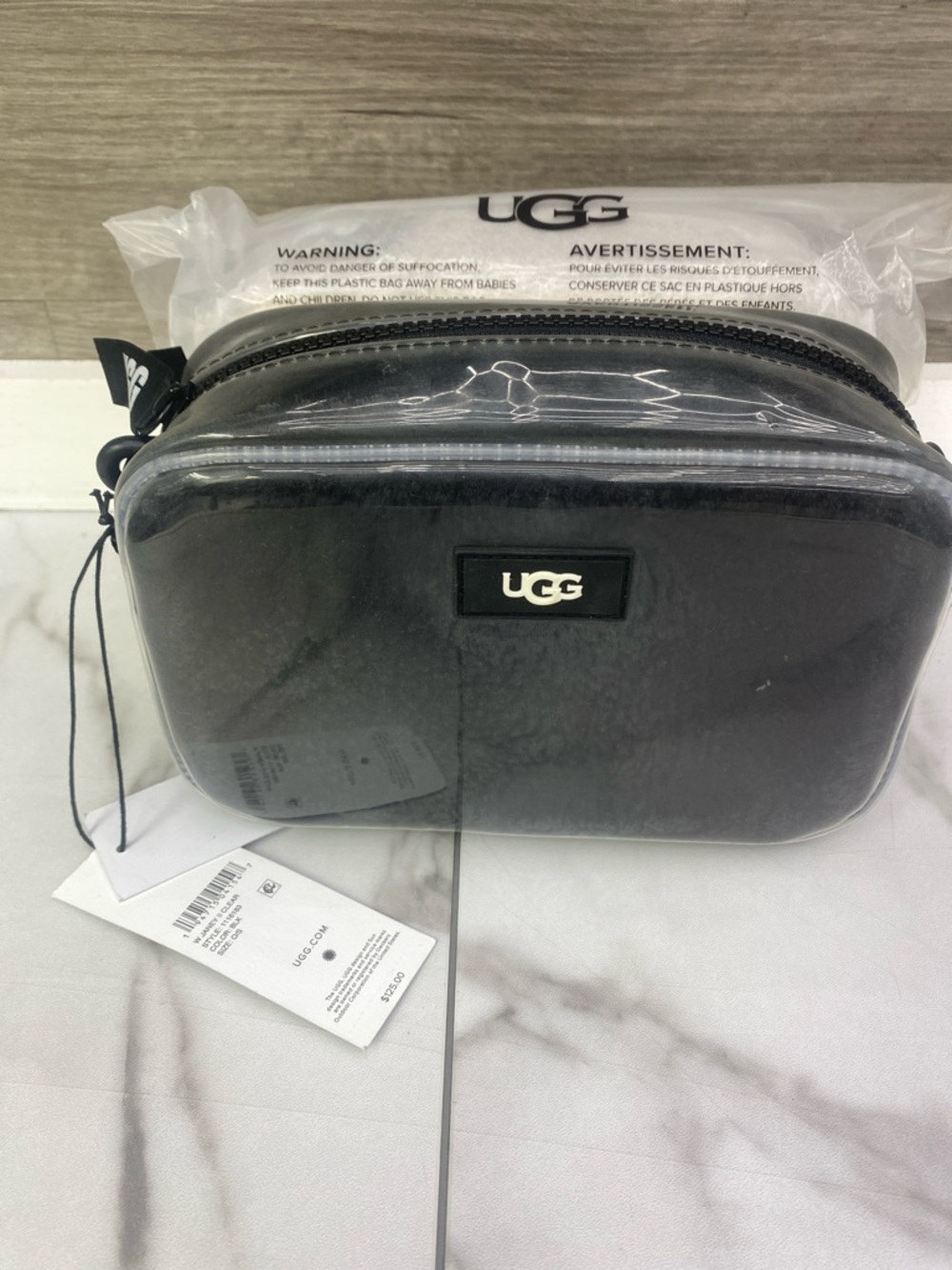 UGG W Janey II Clear Crossbody Bag – Black (ASWAD) – One Size (O/S)
